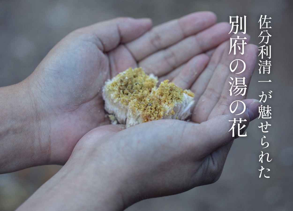 別府温泉の湯の花に魅せられて